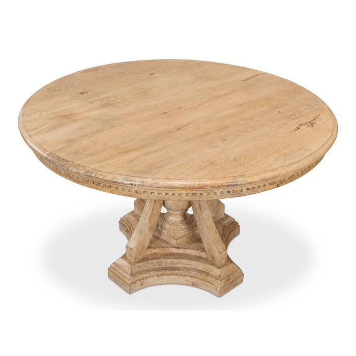 Chantal Pedestal Dining Table by Sarreid LTD.