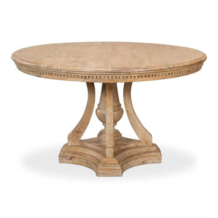 Chantal Pedestal Dining Table by Sarreid LTD.