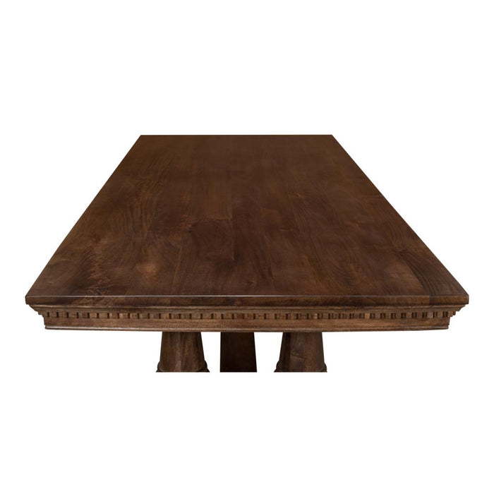 Joshua Wood Pedestal Dining Table by Sarreid LTD.