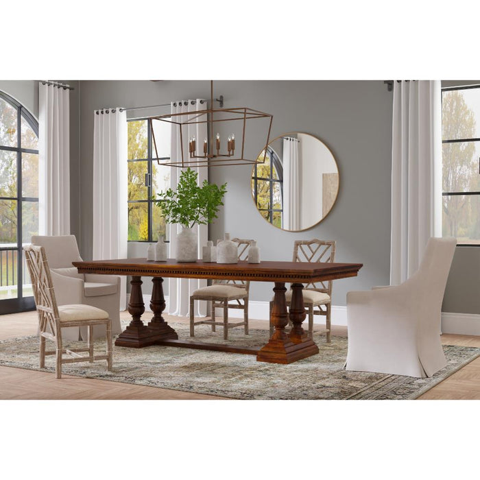 Joshua Wood Pedestal Dining Table by Sarreid LTD.