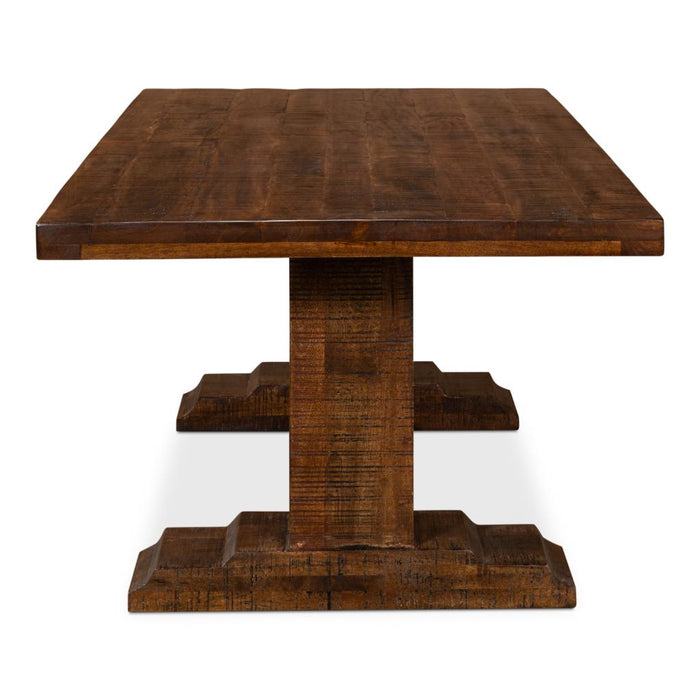 Raphael Pedestal Base Dining Table by Sarreid LTD.