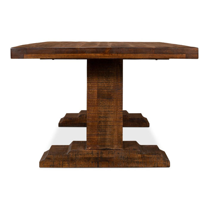 Raphael Pedestal Base Dining Table by Sarreid LTD.