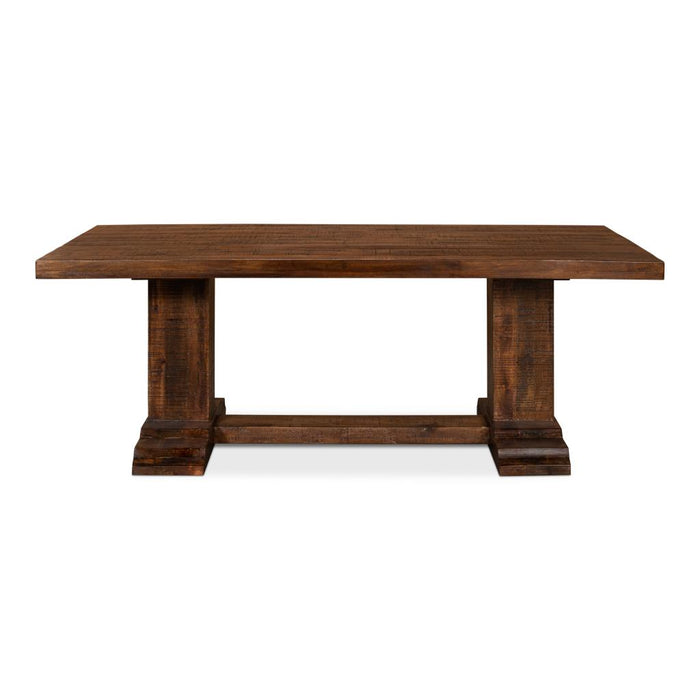 Raphael Pedestal Base Dining Table by Sarreid LTD.