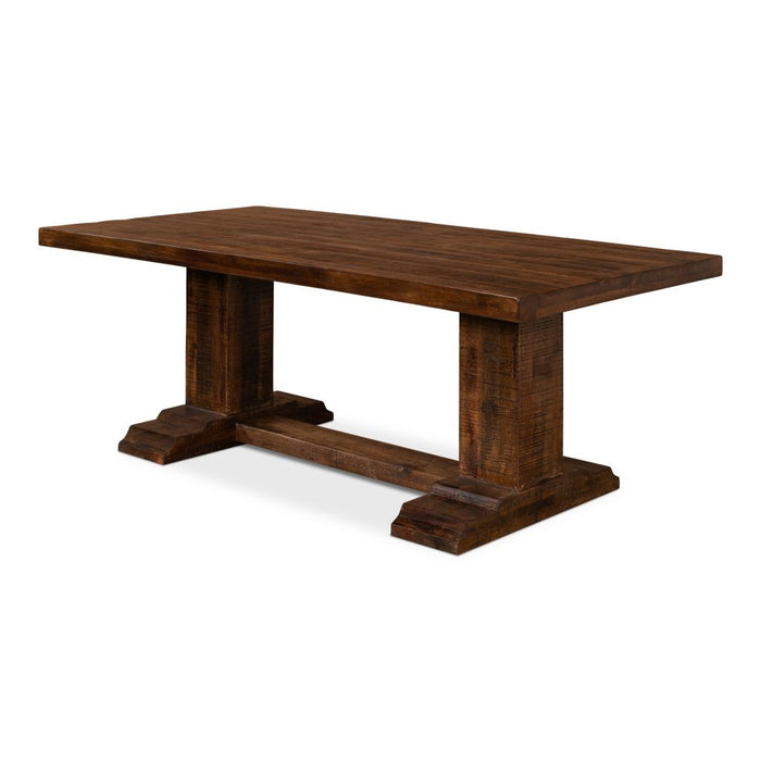 Raphael Pedestal Base Dining Table by Sarreid LTD.