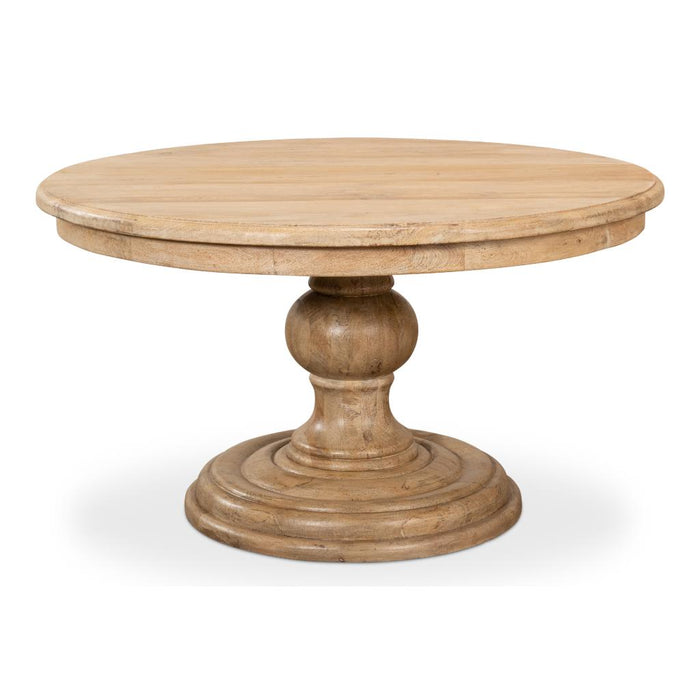 Guillermo Wood Pedestal Dining Table by Sarreid LTD.