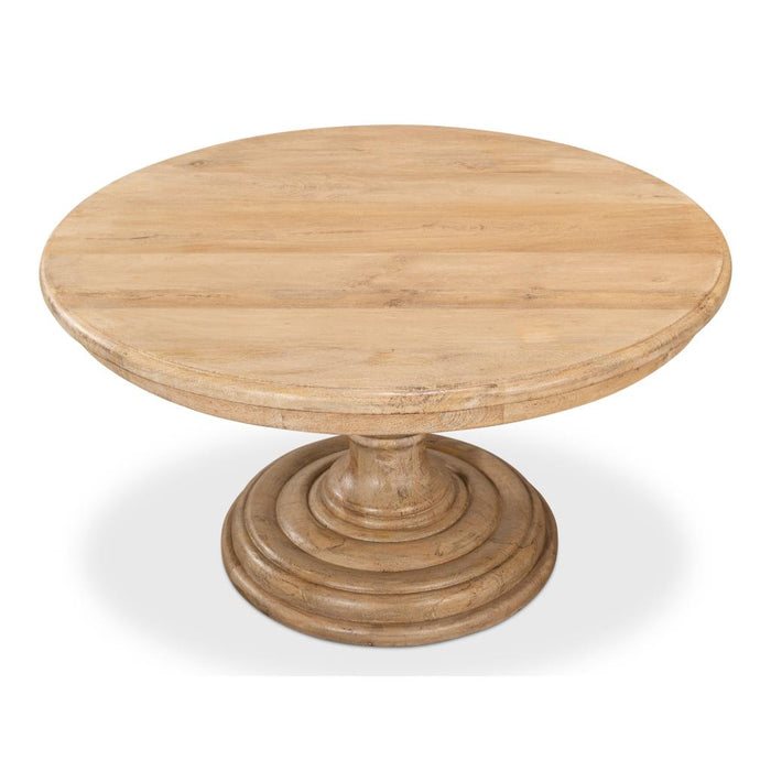 Guillermo Wood Pedestal Dining Table by Sarreid LTD.