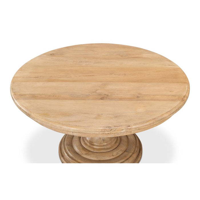 Guillermo Wood Pedestal Dining Table by Sarreid LTD.