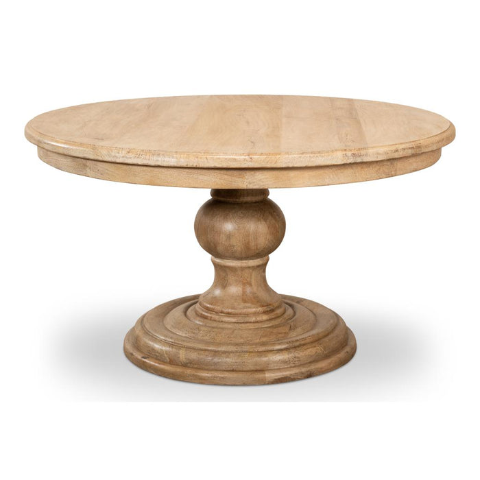 Guillermo Wood Pedestal Dining Table by Sarreid LTD.