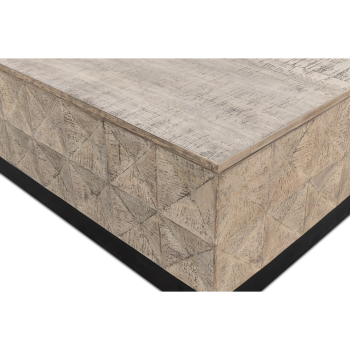 Sarreid LTD. Geo Coffee Table, Large