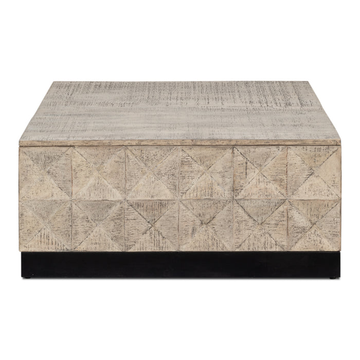 Sarreid LTD. Geo Coffee Table, Large