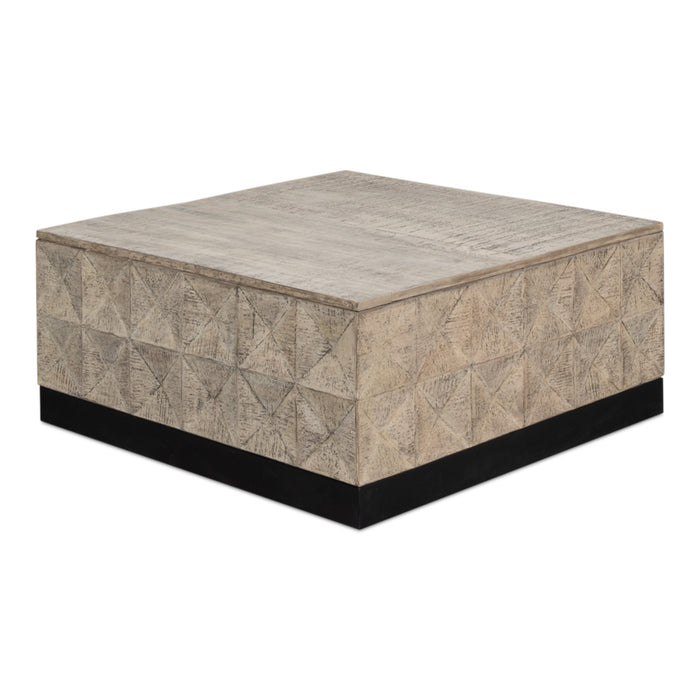 Sarreid LTD. Geo Coffee Table, Large