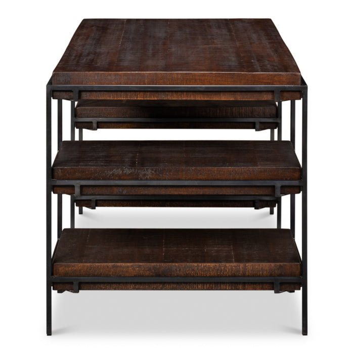 Sarreid LTD. Mango Wood Ernest Desk