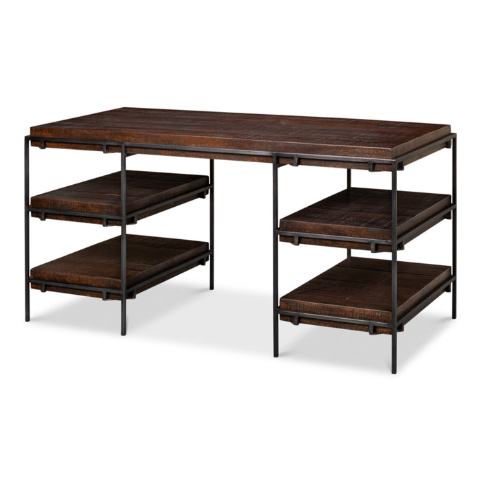 Sarreid LTD. Mango Wood Ernest Desk