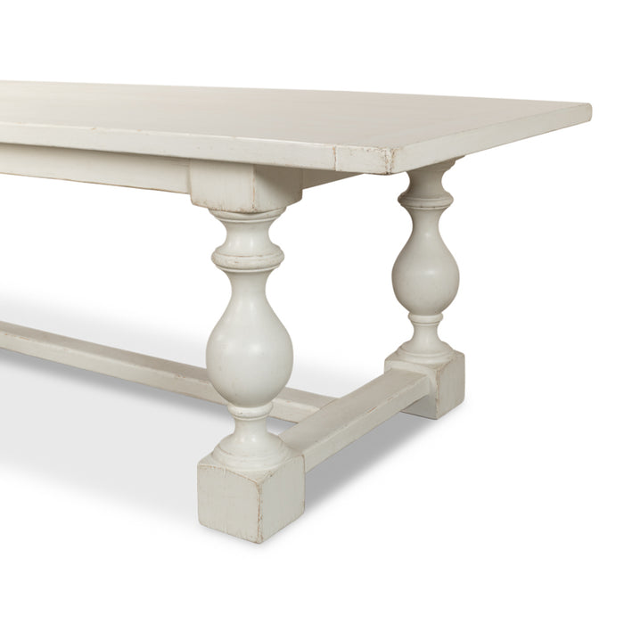 Sarreid LTD. Owen Dining Table, Antique White