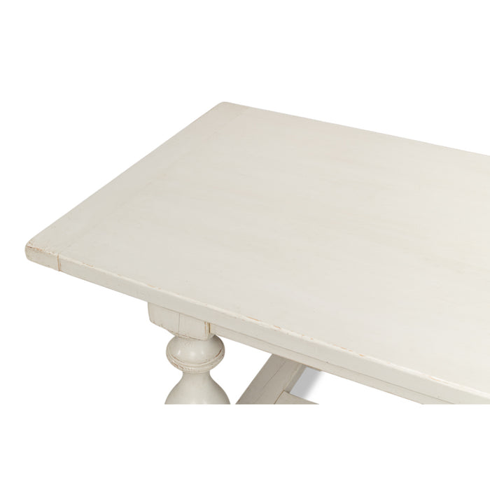 Sarreid LTD. Owen Dining Table, Antique White