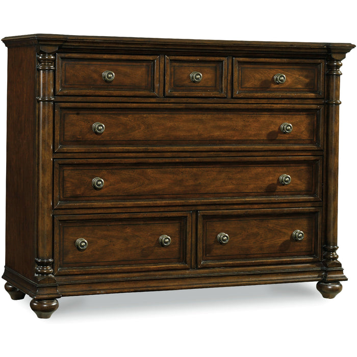 Hooker Furniture Traditional Dark Wood Small Leesburg Bureau 