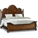 Hooker Furniture Rustic Dark Wood Leesburg King Poster Bed 