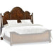 Hooker Furniture Rustic Dark Wood Leesburg King Poster Bed 