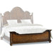 Hooker Furniture Rustic Dark Wood Leesburg King Poster Bed 