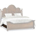 Hooker Furniture Leesburg King Upholstered Bed with Wood Rails 