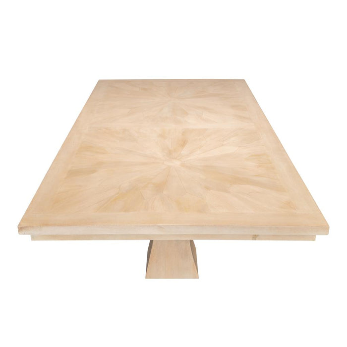 Sarreid Gloria Wood Trestle Dining Table