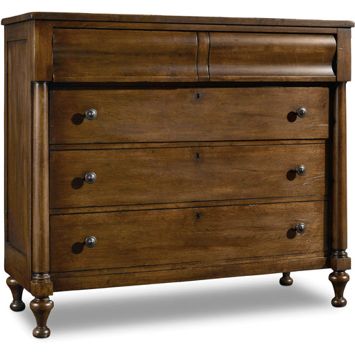 Hooker Furniture Traditional Dark Wood Small Archivist Bureau 