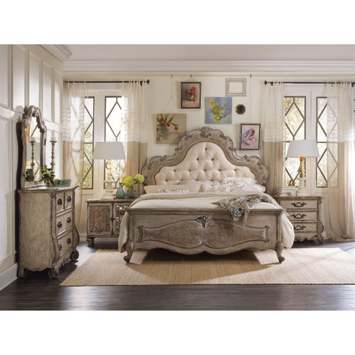 Hooker Furniture Bedroom Chatelet King Upholstered Panel Bed