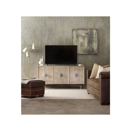 Hooker Furniture Melange Light Wood Entertainment Console 