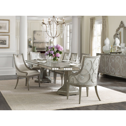 Hooker Furniture Sanctuary Extendable Dining Table w/2-20in leaves