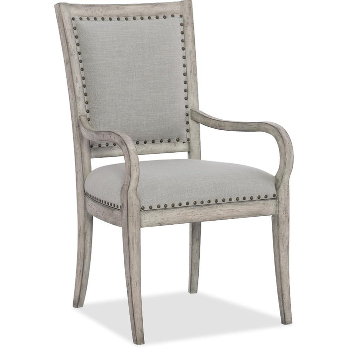Hooker Furniture Boheme Colibri Vitton Upholstered Dining Arm Chair