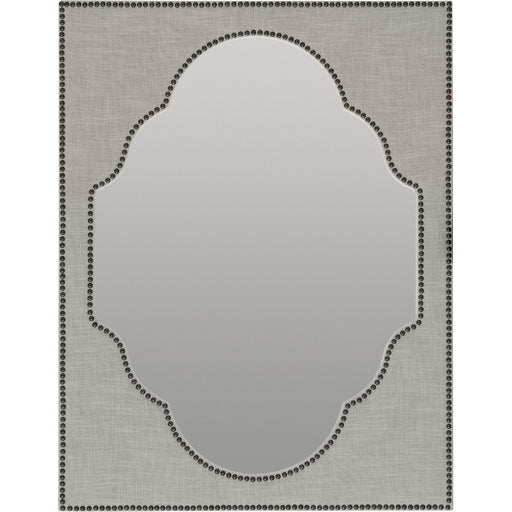 Hooker Furniture Boheme Nourmand Grey Linen Wrapped Mirror 