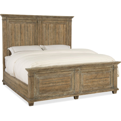 Hooker Furniture Rustic Wood Boheme Laurier California King Panel Bed 