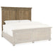 Hooker Furniture Rustic Wood Boheme Laurier California King Panel Bed 