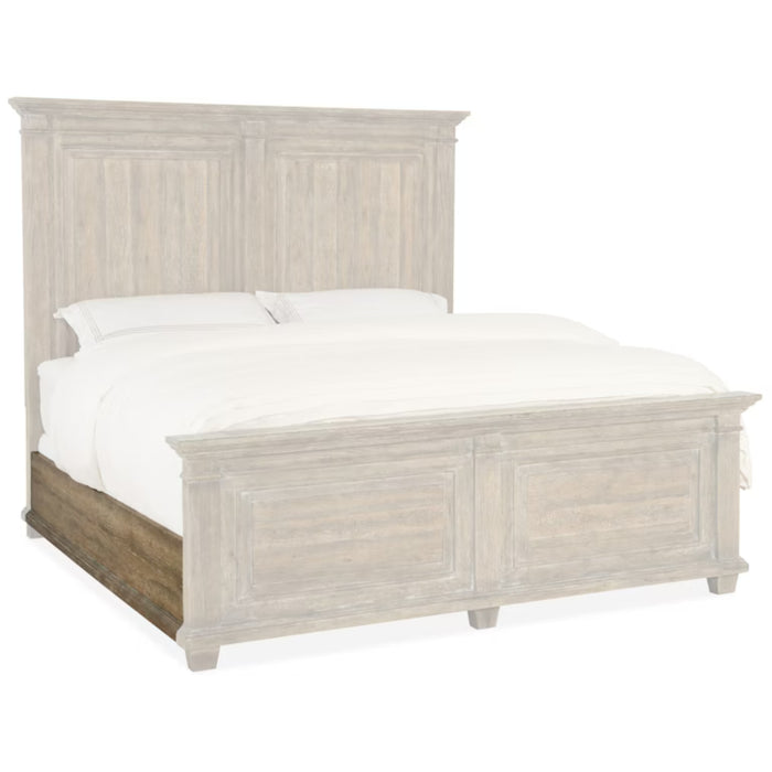 Hooker Furniture Rustic Wood Boheme Laurier King Panel Bed