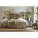 Hooker Furniture Rustic Wood Boheme Laurier King Panel Bed