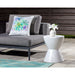 Sunpan Logan Indoor and Outdoor Round Concrete End Table