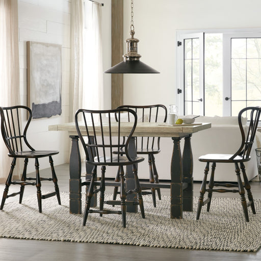 Hooker Furniture Ciao Bella Black Counter Height Dining Table/Stool Set