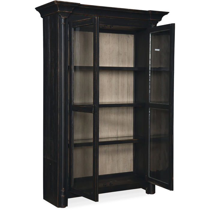 Hooker Furniture Dining Ciao Bella Wooden Display Cabinet- Black 