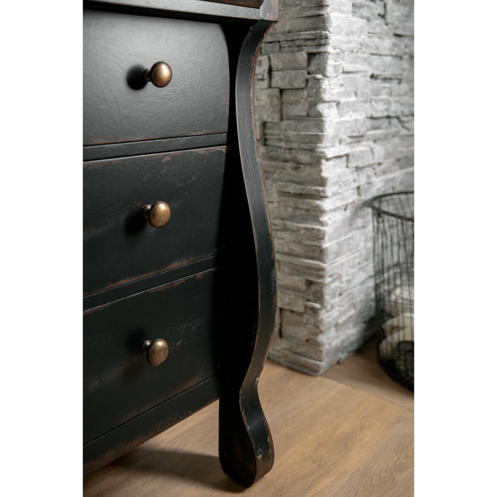 Hooker Furniture Rustic Wood Ciao Bella Five-Drawer Bureau 