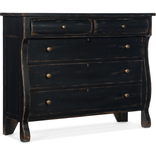 Hooker Furniture Rustic Wood Ciao Bella Five-Drawer Bureau 