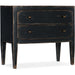 Hooker Furniture Rustic Wood Ciao Bella Two-Drawer Nightstand- Black 