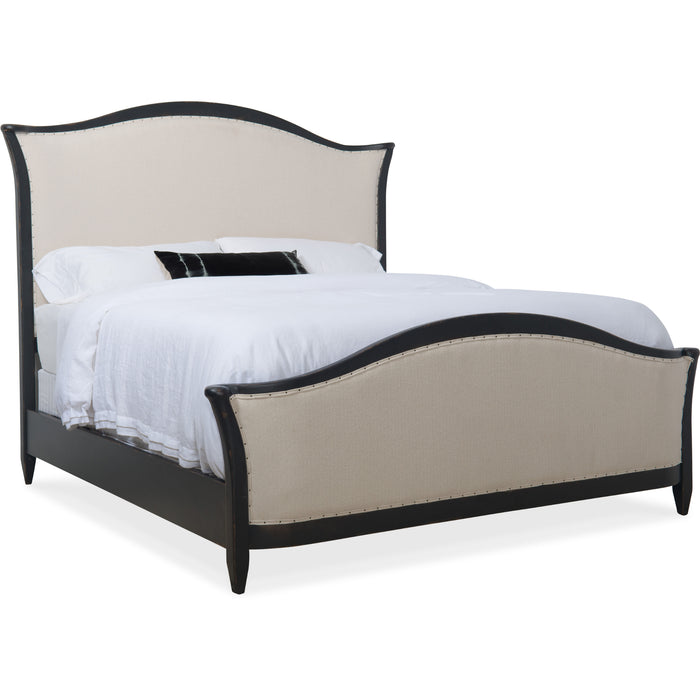 Hooker Furniture Modern Ciao Bella Queen Upholstered Bed- Black