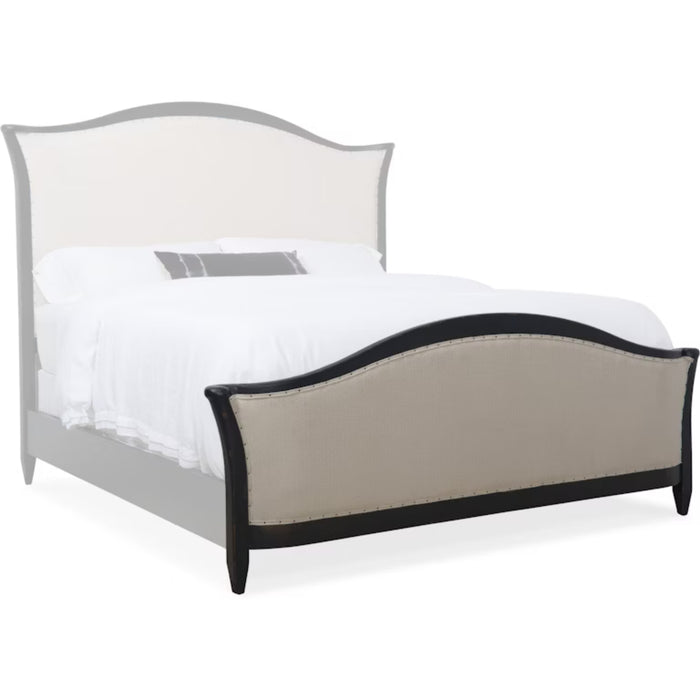 Hooker Furniture Modern Ciao Bella Queen Upholstered Bed- Black