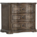 Hooker Furniture Rustic Wood Woodlands Three-Drawer Nightstand 