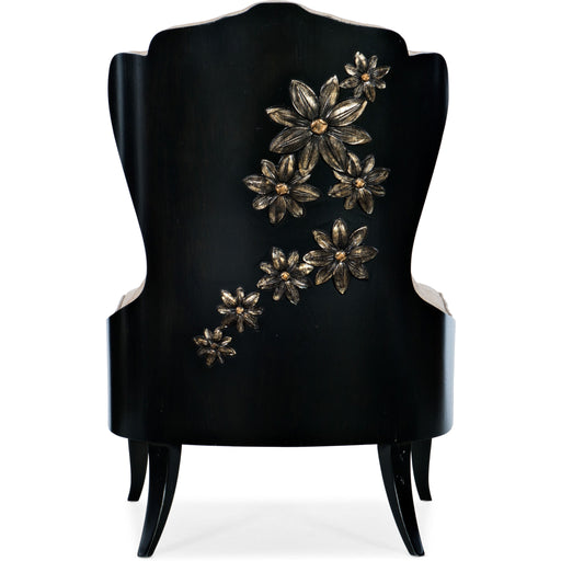 Hooker Furniture Sanctuary Belle Fleur Slipper Beige Accent Chair