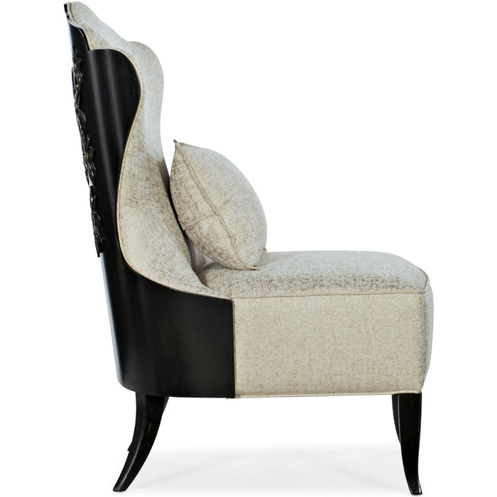 Hooker Furniture Sanctuary Belle Fleur Slipper Beige Accent Chair