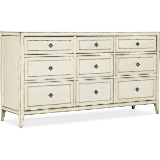 Hooker Furniture Rustic Wood Wide Sanctuary Anastasie Dresser 