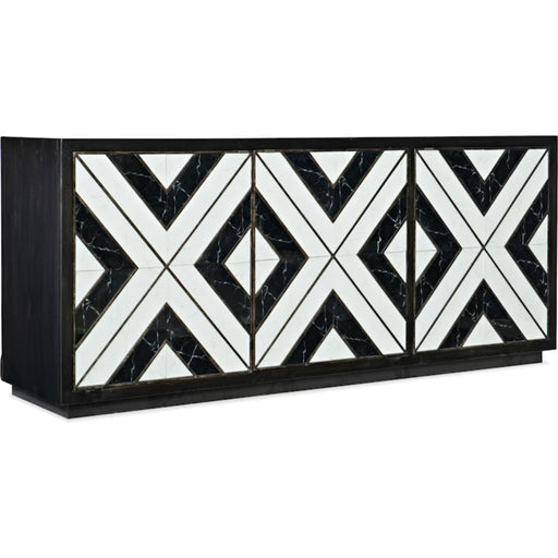 Hooker Furniture Sanctuary Noir Et Blanc Entertainment Console 