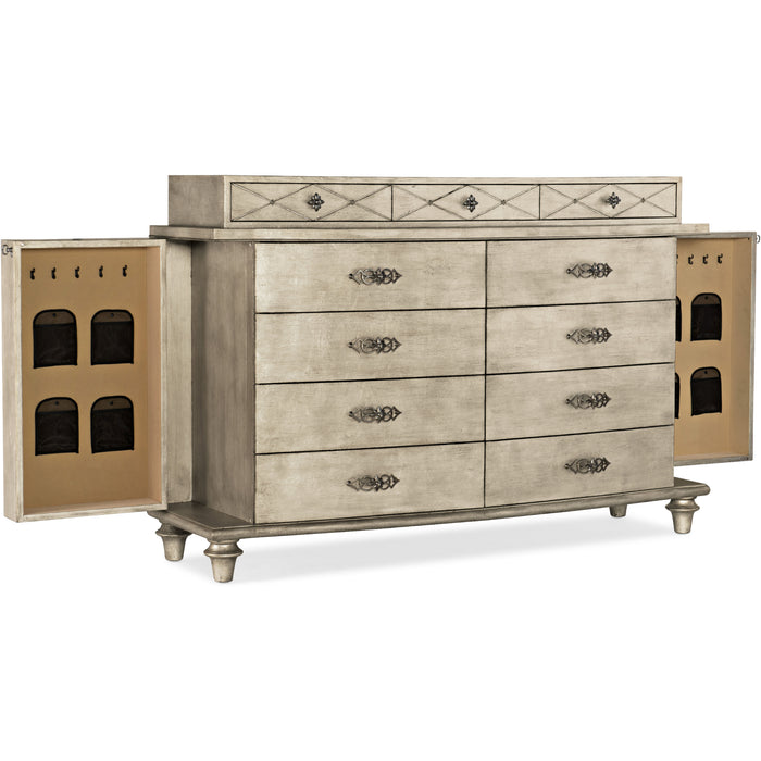 Hooker Furniture Traditional Wood Sanctuary Diamont Dresser 