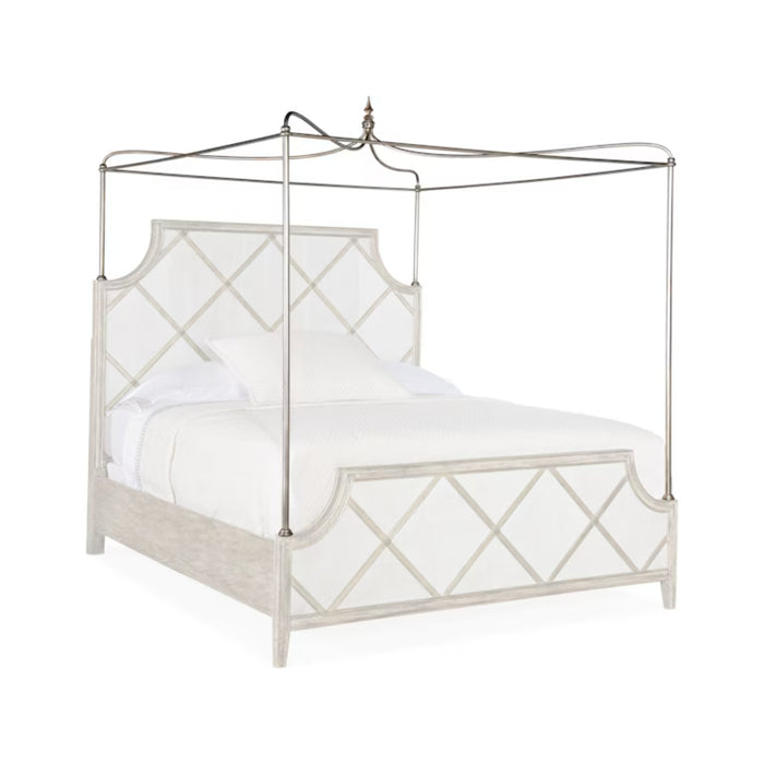 Hooker Furniture Sanctuary Diamont Canopy King Panel Bed 